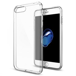 Чехол iPhone 7 Plus TPU тонкий прозрачный - фото 6363