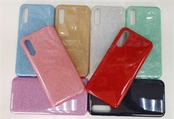 Чехол iPhone 7 TPU блестком цвета в ассортименте - фото 7275