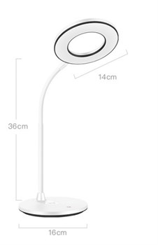 LED Лампа настольная портативная YG-T404 (2.5W / 1200mAh) белая - фото 7600