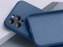 Чехол iPhone 11 с барх. внутри, метал защита камеры цвет а ассорт - фото 7669