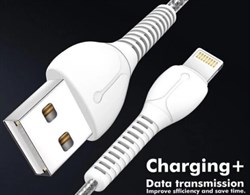 USB кабель iPhone (lightning) Earldom EC-083i серебристый - фото 7813