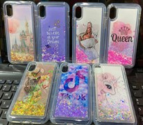 Чехол iPhone X переливашка  Queen