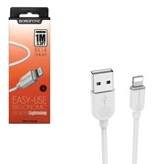 USB кабель iPhone (lightning) Borofone BX14 белый