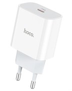 СЗУ USB PD адаптер Hoco С76A Plus 20W+QC3.0 белый